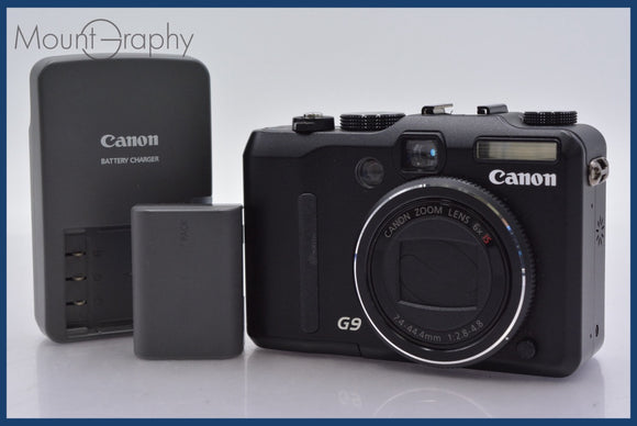 ★極上美品★ キヤノン Canon PowerShot G9 6x バッテリー、充電器付属 ★完動★同梱可 #mj5884