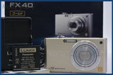 ★極上美品★ パナソニック Panasonic LUMIX DMC-FX40 5x 元箱、バッテリー、充電器、取扱説明書付属 ★完動★同梱可 #mj5900