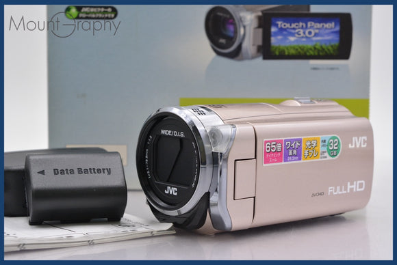 ★極上美品★ ケンウッド JVC GZ-E565 65x 元箱、バッテリー、取扱説明書付属 ★完動★同梱可 #mj5910