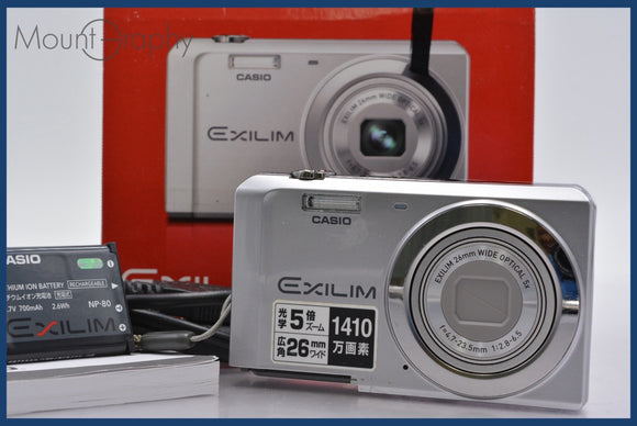 ★極上美品★ カシオ CASIO EXILIM EX-ZS5 5x 元箱、バッテリー、取扱説明書付属 ★完動★同梱可 #mj5920