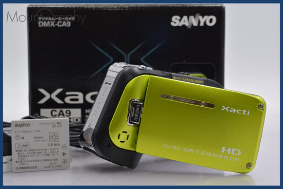 ★極上美品★ サンヨー Sanyo Xacti DMX-CA9 5x 元箱、バッテリー、充電器、取扱説明書付属 ★完動★同梱可 #mj5933