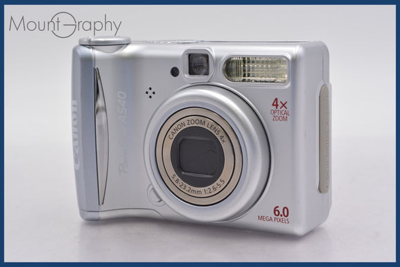 ★良品★ キヤノン Canon PowerShot A540 4x 単三電池仕様 同梱可 #mj5966