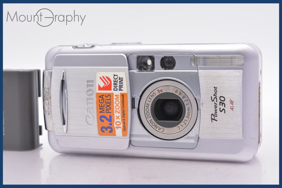 ★極上美品★ キヤノン Canon PowerShot S30 3x ★完動★同梱可 #mj6021