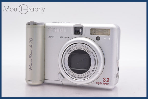 ★特別特価★ キヤノン Canon PowerShot A70 3x 単三電池仕様 同梱可 #mj6024