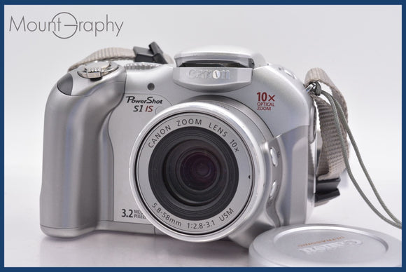 ★ジャンク特価★ キヤノン Canon PowerShot S1 IS 10x 前キャップ付 同梱可 #mj6031