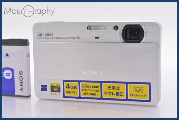 ★実用美品★ ソニー SONY Cyber-shot DSC-T700 4x バッテリー付属 ★完動★同梱可 #mj6036