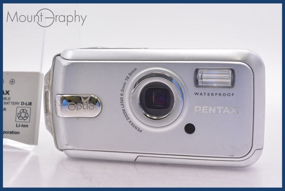 ★極上美品★ ペンタックス PENTAX Optio W20 バッテリー付属 ★完動★同梱可 #mj6040