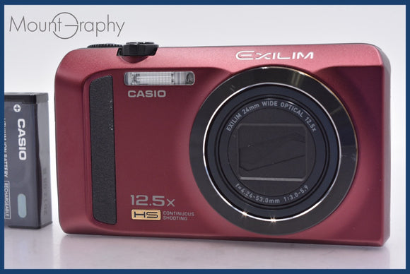 ★極上美品★ カシオ CASIO EXILIM EX-ZR300 12.5x バッテリー付属 ★完動★同梱可 #mj6048