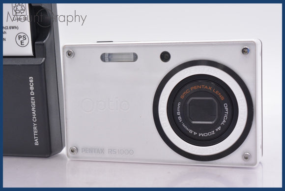 ★ジャンク特価★ ペンタックス PENTAX Optio RS1000 4x バッテリー、充電器付属 同梱可 #mj6053