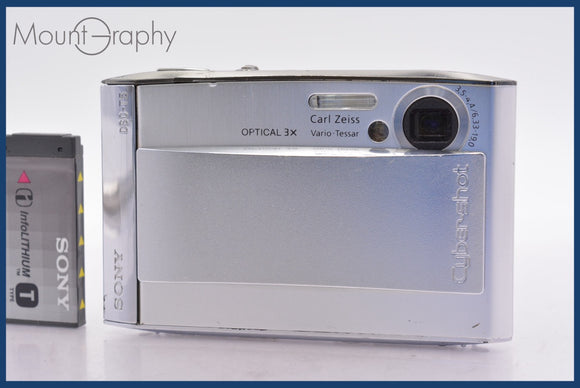 ★良品★ ソニー SONY Cyber-shot DSC-T5 3x バッテリー付属 ★完動★同梱可 #mj6059