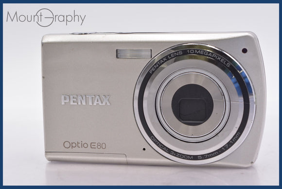 ★極上美品★ ペンタックス PENTAX Optio E80 3x 単三電池仕様 ★完動★同梱可 #mj6081