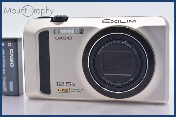 ★極上美品★ カシオ CASIO EXILIM EX-ZR300 12.5x バッテリー付属 ★完動★同梱可 #mj6082