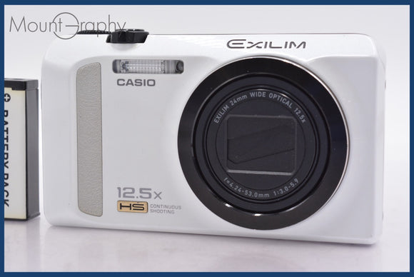 ★極上美品★ カシオ CASIO EXILIM EX-ZR200 12.5x バッテリー付属 ★完動★同梱可 #mj6083