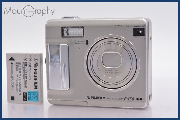 ★極上美品★ 富士フィルム FUJIFILM FinePix F450 3.4x バッテリー付属 ★完動★同梱可 #mj6091
