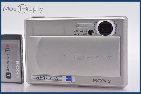★ジャンク特価★ ソニー SONY Cyber-shot DSC-T1 3x バッテリー付属 同梱可 #mj6093