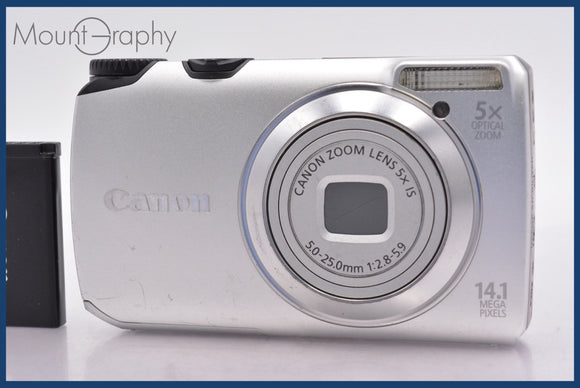 ★極上美品★ キヤノン Canon PowerShot A3200 IS 5x バッテリー付属 ★完動★同梱可 #mj6109