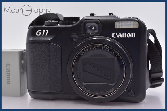 ★極上美品★ キヤノン Canon PowerShot G11 5x バッテリー付属 ★完動★同梱可 #mj6139