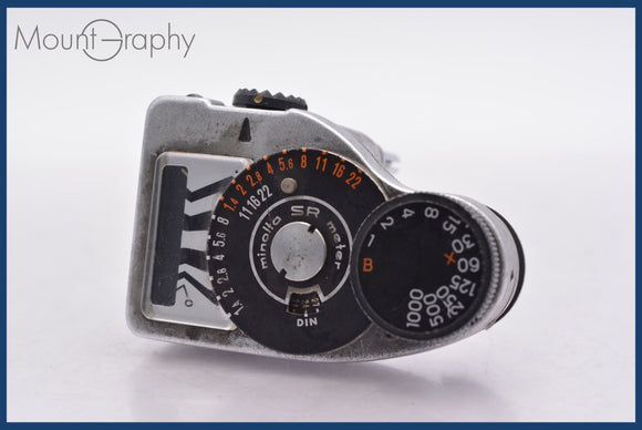 ★極上美品★ ミノルタ MINOLTA SR meter ★完動★同梱可 #mj6149
