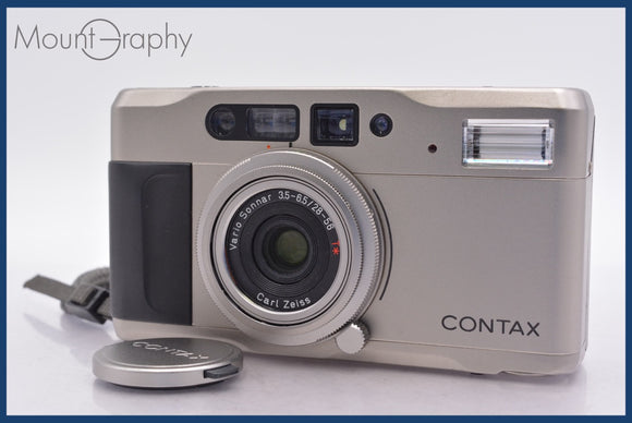 ★ジャンク特価★ コンタックス CONTAX T VS 28-56mm F3.5-6.5 前キャップ付 同梱可 #mj6165