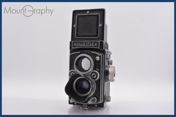 ★ジャンク特価★ ローレライフレックス ROLLEIFLEX 75mm F3.5 B フード付属 同梱可 #mj6178