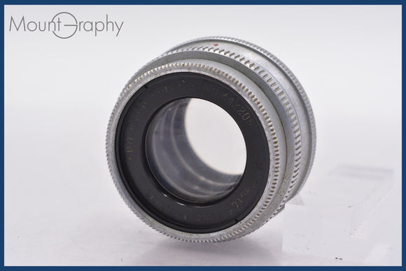 ★良品★ 富士フィルム FUJIFILM E-Rectar 7.5cm F3.5 ★完動★同梱可 #mj6185