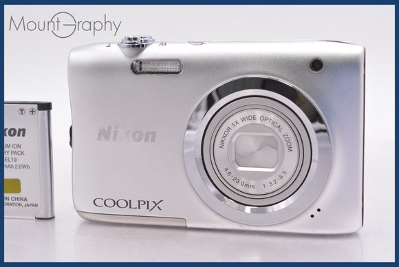 ★極上美品★ ニコン Nikon COOLPIX A100 5x バッテリー付属 ★完動★同梱可 #mj6197