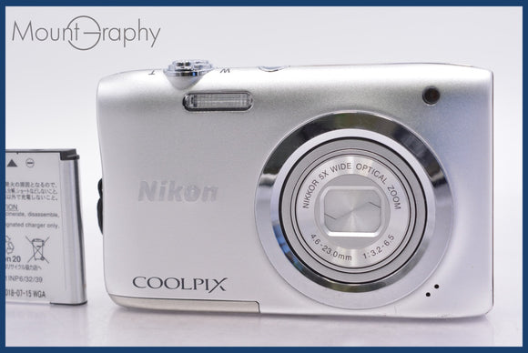 ★極上美品★ ニコン Nikon COOLPIX A100 5x バッテリー付属 ★完動★同梱可 #mj6206