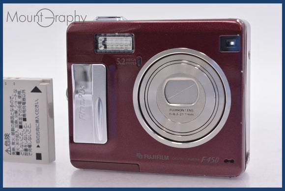 ★極上美品★ 富士フィルム FUJIFILM FinePix F450 3.4x バッテリー付属 ★完動★同梱可 #mj6211