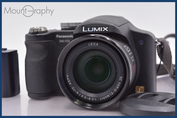 ★極上美品★ パナソニック Panasonic LUMIX DMC-FZ8 12x 前キャップ、バッテリー付属 ★完動★同梱可 #mj6216