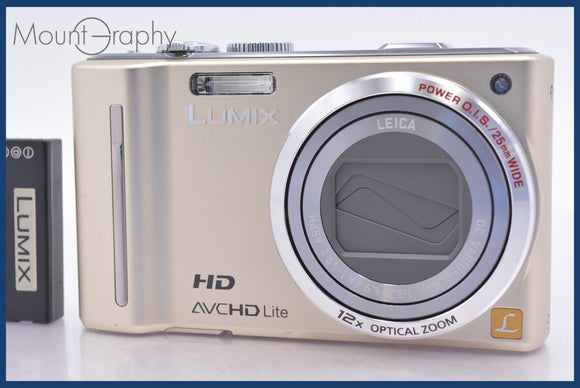 ★実用美品★ パナソニック Panasonic LUMIX DMC-TZ10 12x バッテリー付属 同梱可 #mj6248