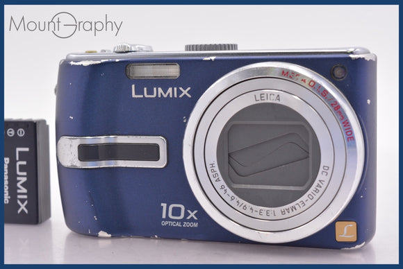 ★極上美品★ パナソニック Panasonic LUMIX DMC-TZ3 10x バッテリー付属 同梱可 #mj6263