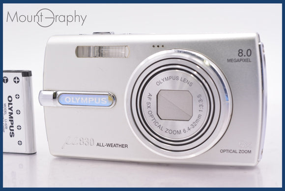 ★極上美品★ オリンパス Olympus μ830 5x バッテリー付属 ★完動★同梱可 #mj6264