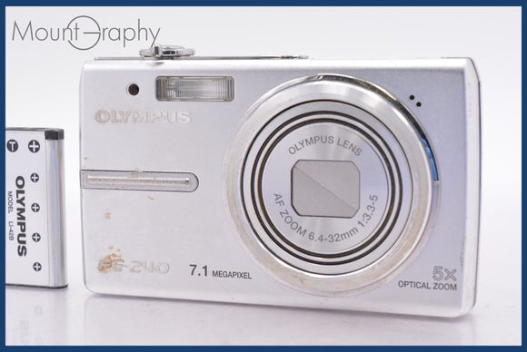 ★極上美品★ オリンパス Olympus FE-240 5x バッテリー付属 ★完動★同梱可 #mj6277