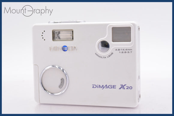 ★極上美品★ ミノルタ MINOLTA DiMAGE X20 3x 単三電池仕様 ★完動★同梱可 #mj6317