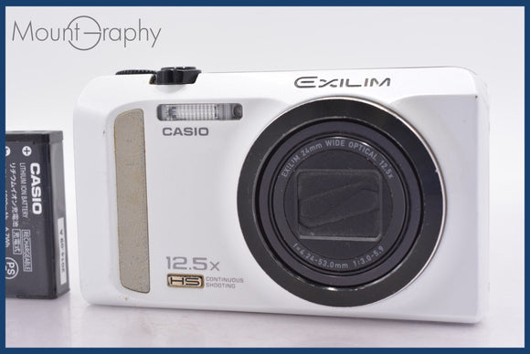 ★極上美品★ カシオ CASIO EXILIM EX-ZR200 12.5x バッテリー付属 ★完動★同梱可 #mj6331