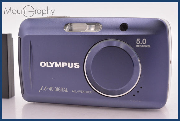 ★極上美品★ オリンパス Olympus μ40 バッテリー付属 ★完動★同梱可 #mj6338