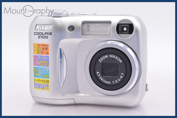 ★ジャンク特価★ ニコン Nikon COOLPIX 2100 3x 単三電池仕様 同梱可 #mj6357