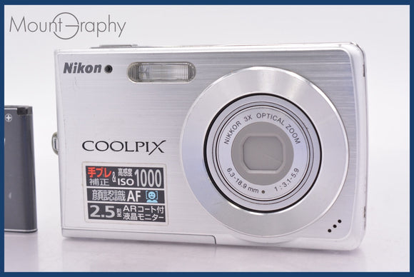 ★極上美品★ ニコン Nikon COOLPIX S200 3x バッテリー付属 ★完動★同梱可 #mj6360