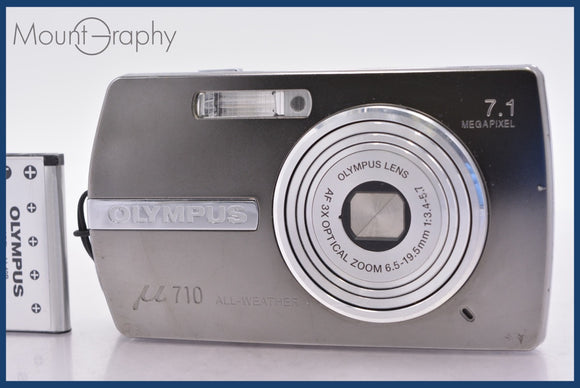 ★極上美品★ オリンパス Olympus μ710 3x バッテリー付属 ★完動★同梱可 #mj6366