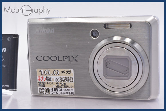 ★ジャンク特価★ ニコン Nikon COOLPIX S600 4x バッテリー付属 同梱可 #mj6393
