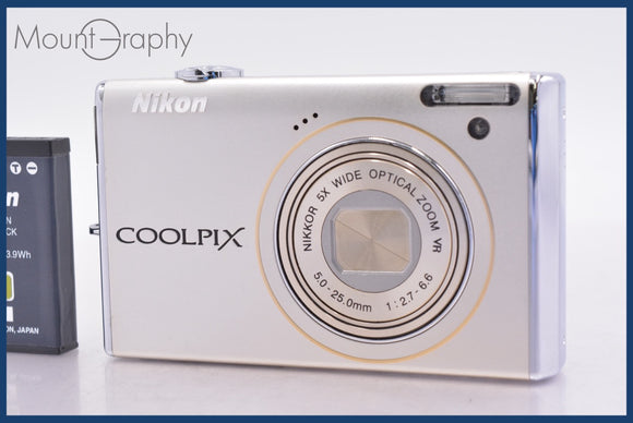 ★極上美品★ ニコン Nikon COOLPIX S640 5x バッテリー付属 ★完動★同梱可 #mj6408