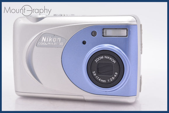 ★極上美品★ ニコン Nikon COOLPIX 2000 単三電池仕様 ★完動★同梱可 #mj6418