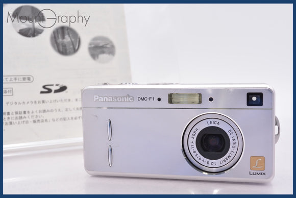 ★ジャンク特価★ パナソニック Panasonic LUMIX DMC-F1 3x 取扱説明書付属 同梱可 #mj6445