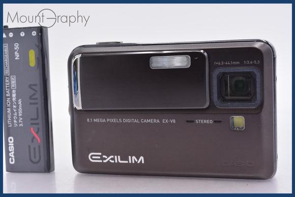 ★極上美品★ カシオ CASIO EXILIM EX-V8 7x バッテリー付属 ★完動★同梱可 #mj6446