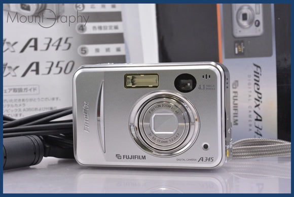 ★ジャンク特価★ 富士フィルム FUJIFILM FinePix A345 3x 単三電池仕様 元箱、取扱説明書付属 同梱可 #mj6488