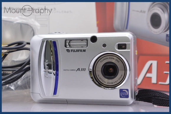 ★ジャンク特価★ 富士フィルム FUJIFILM FinePix A310 3x 単三電池仕様 元箱、取扱説明書付属 同梱可 #mj6489