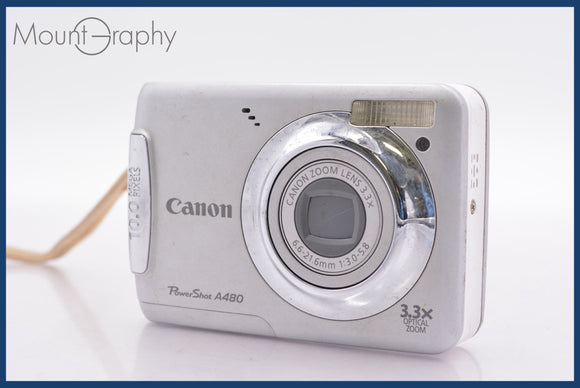★極上美品★ キヤノン Canon PowerShot A480 3.3x 単三電池仕様 ★完動★同梱可 #mj6510