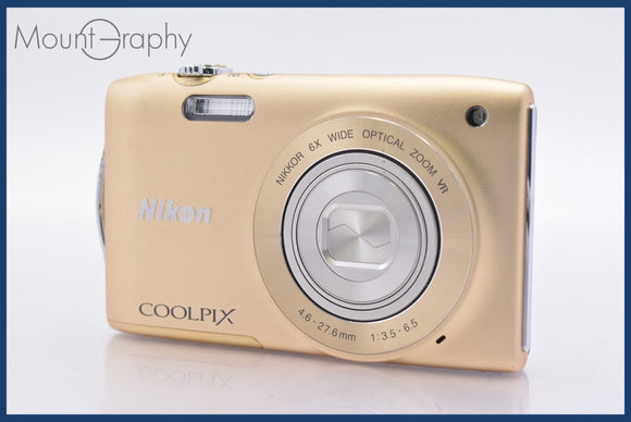 ★極上美品★ ニコン Nikon COOLPIX S3300 6x ★完動★同梱可 #mj6518