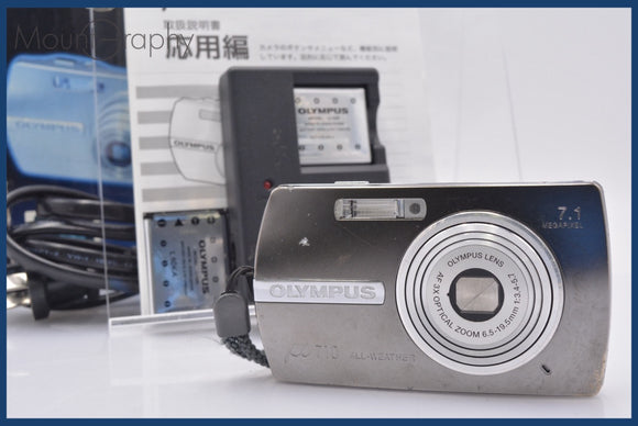 ★ジャンク特価★ オリンパス Olympus μ710 3x 元箱、バッテリー、充電器、取扱説明書付属 同梱可 #mj6530