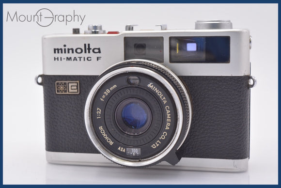 ★ジャンク特価★ ミノルタ MINOLTA HI-MATIC F 38mm F2.7 同梱可 #mj6544